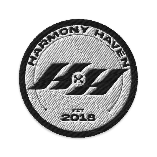 Harmony Haven Circular Embroidered Patch