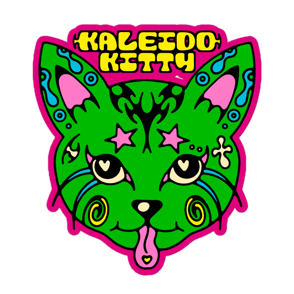 Kaleidokitty Vinyl Stickers