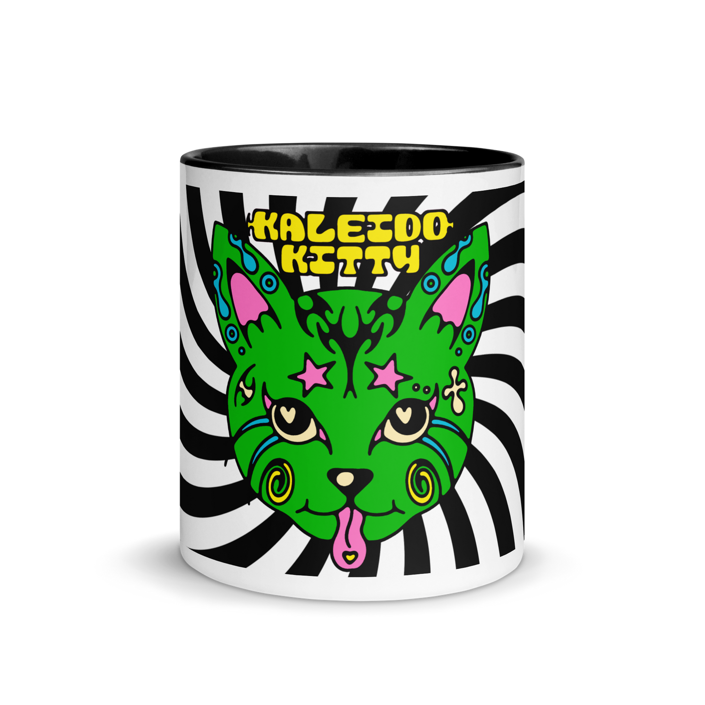 Kaleidokitty Psychedelic Mug