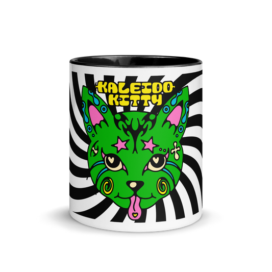 Kaleidokitty Psychedelic Mug