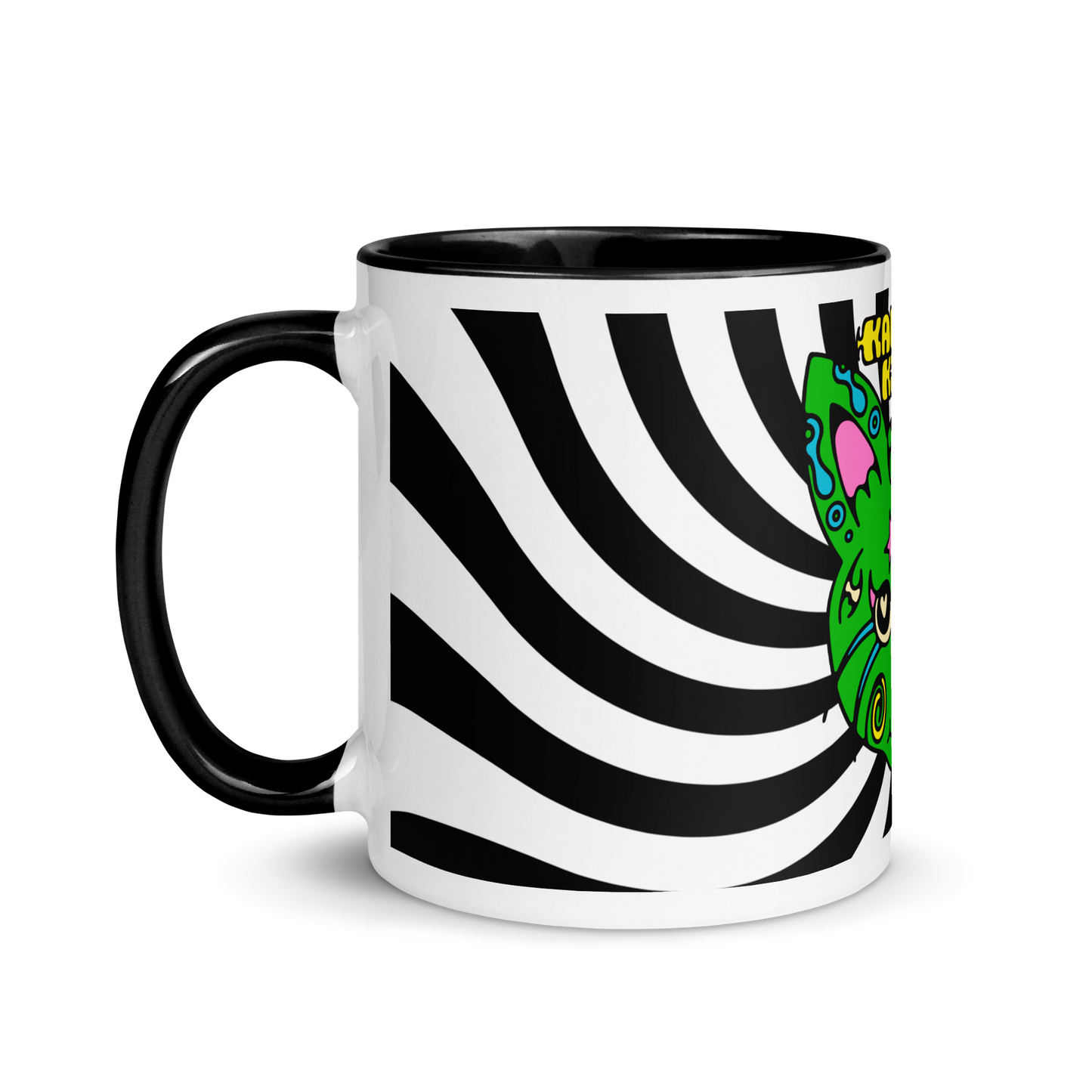 Kaleidokitty Psychedelic Mug