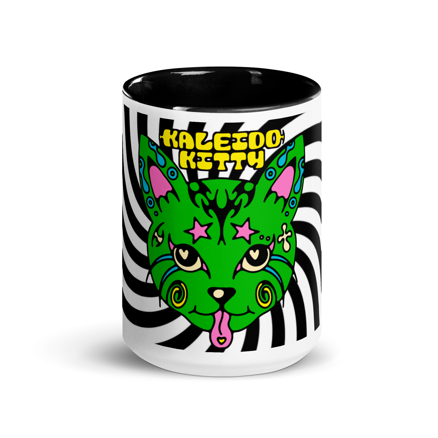 Kaleidokitty Psychedelic Mug