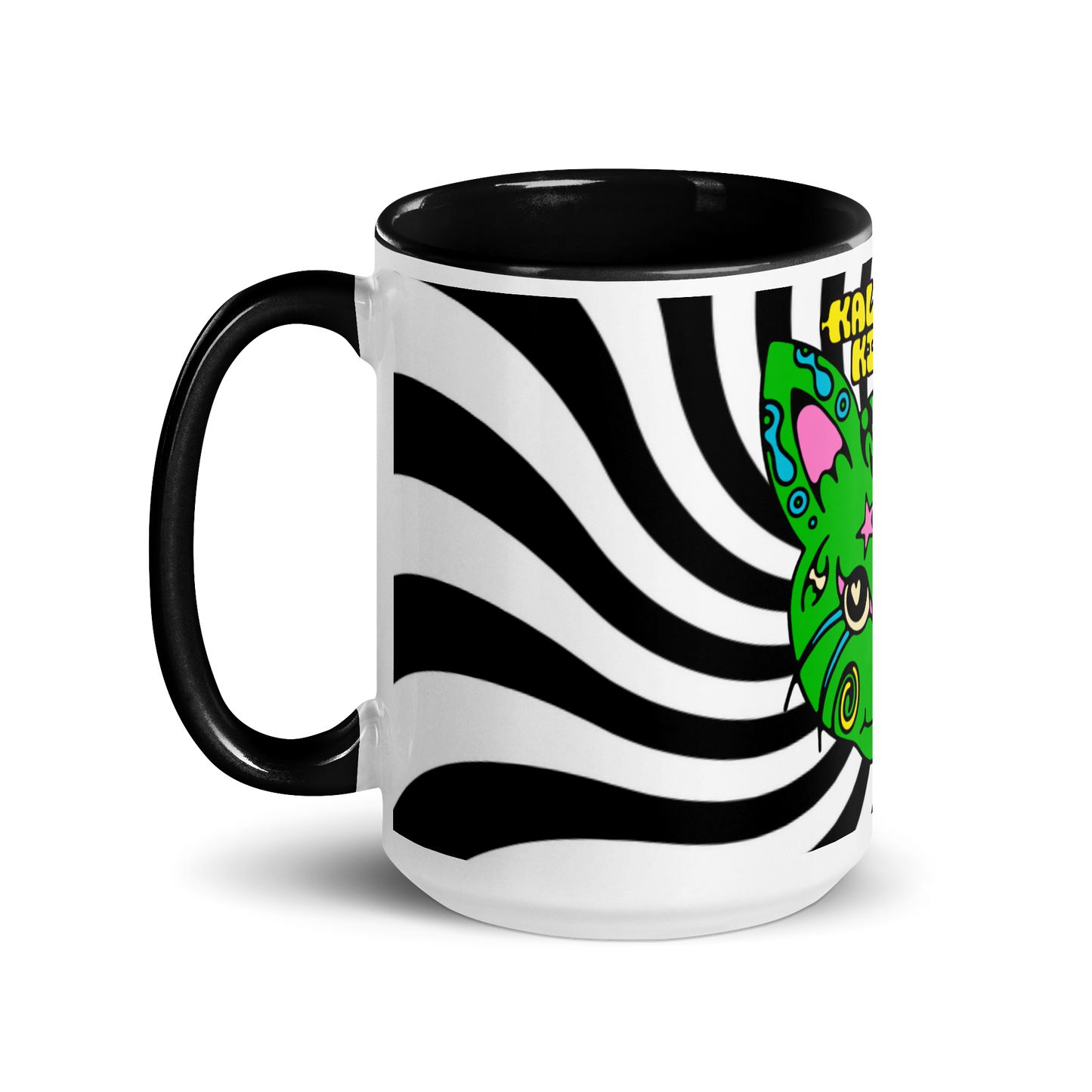 Kaleidokitty Psychedelic Mug