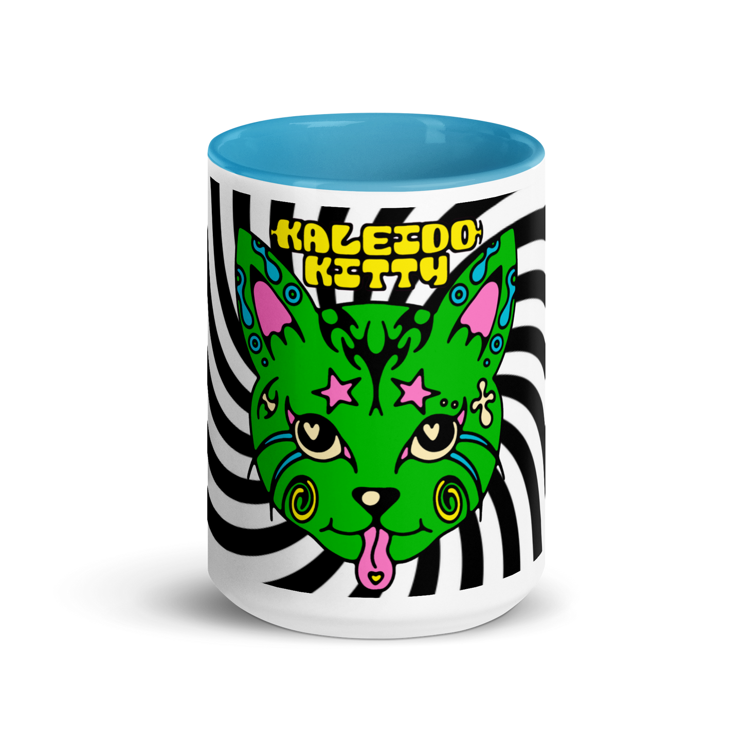 Kaleidokitty Psychedelic Mug