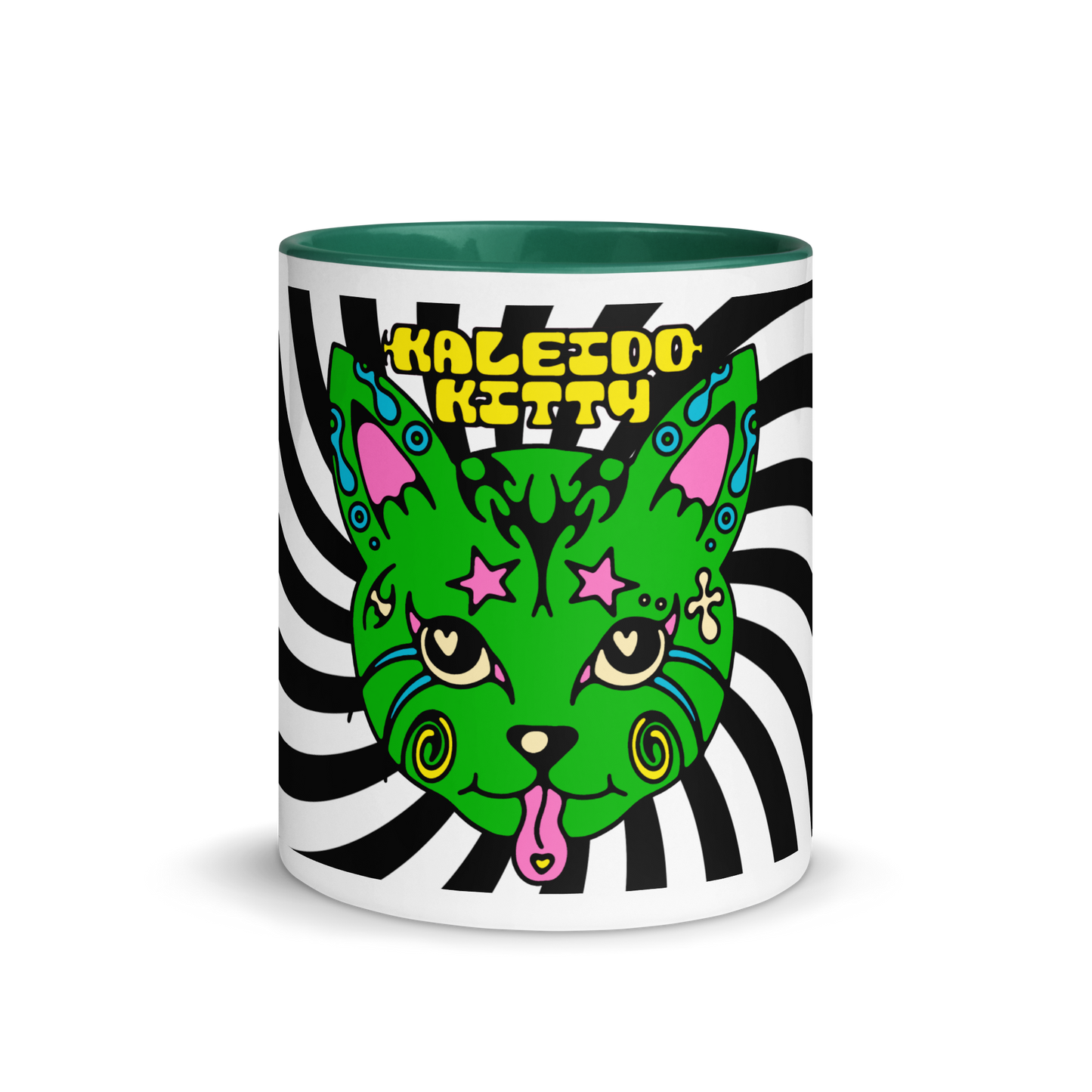 Kaleidokitty Psychedelic Mug