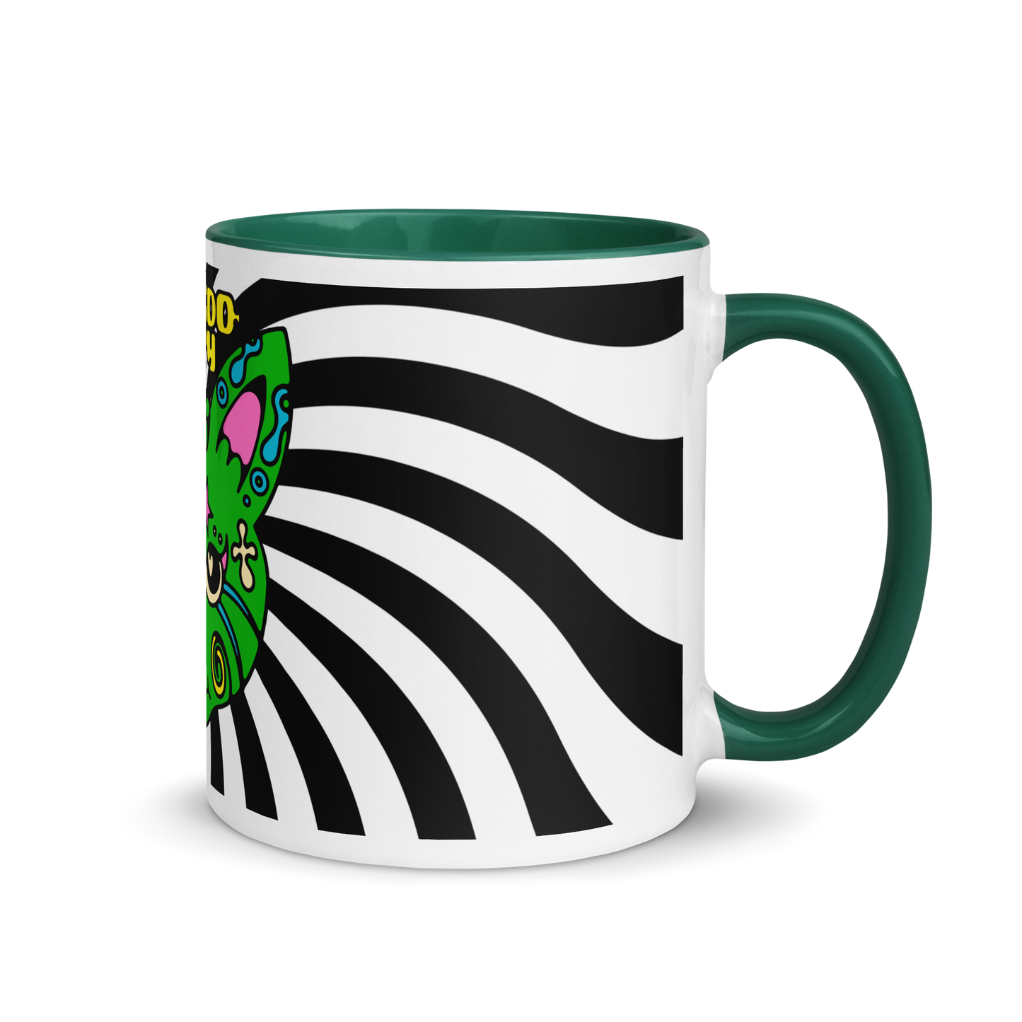 Kaleidokitty Psychedelic Mug