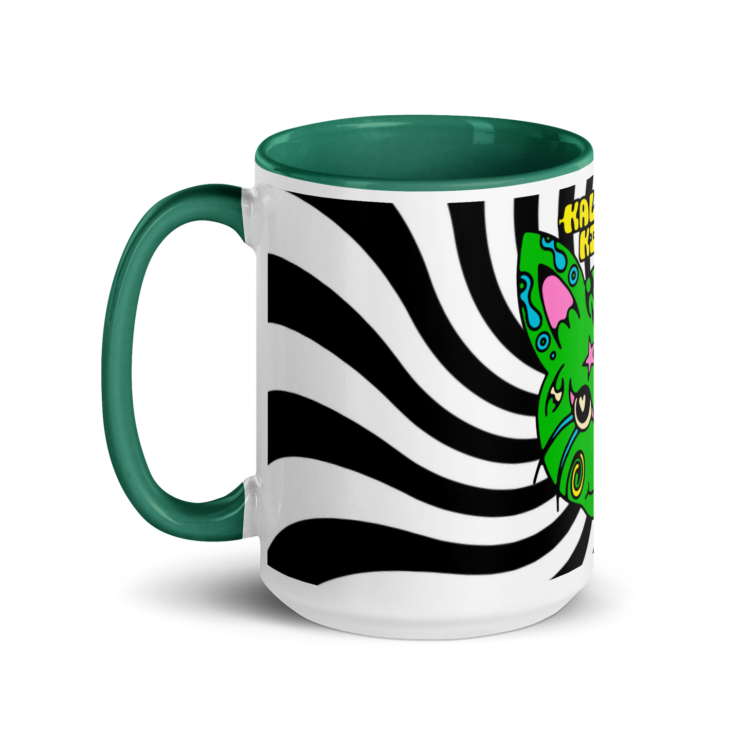 Kaleidokitty Psychedelic Mug