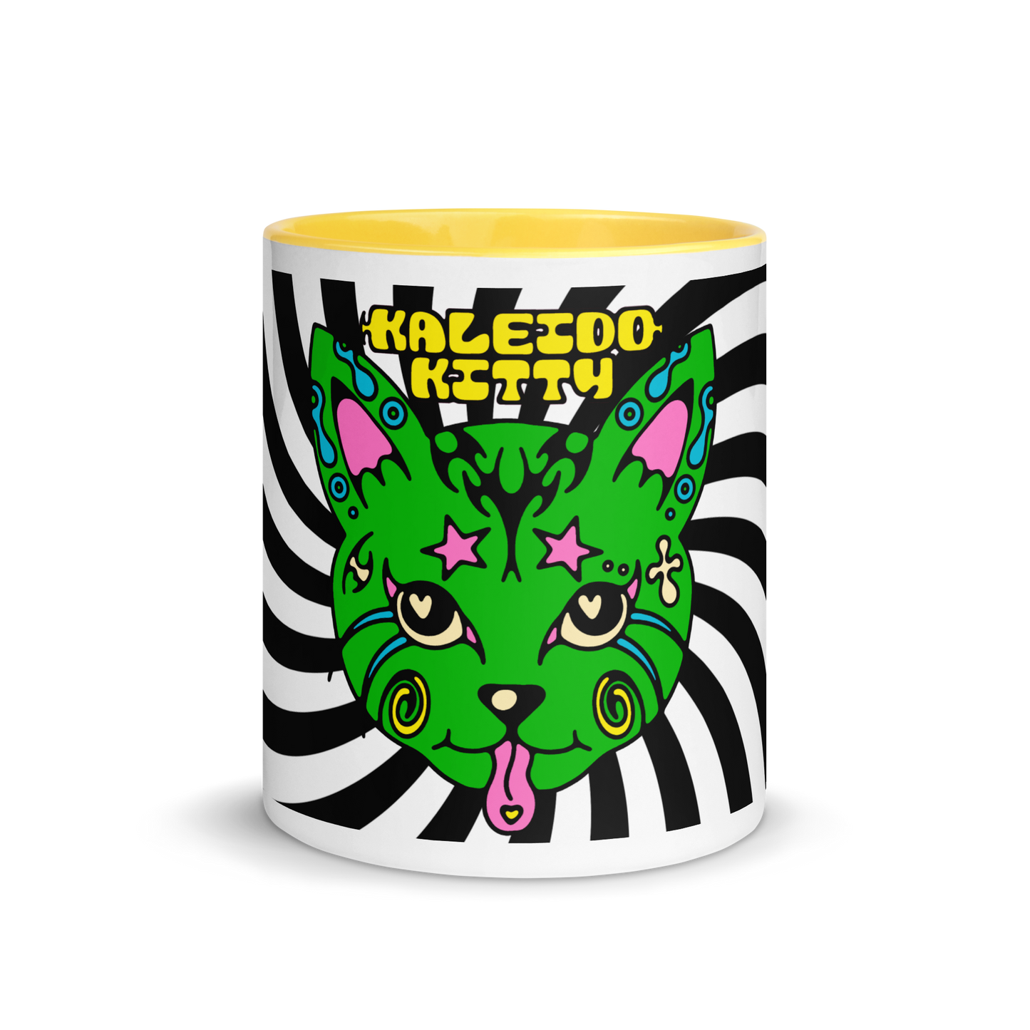 Kaleidokitty Psychedelic Mug