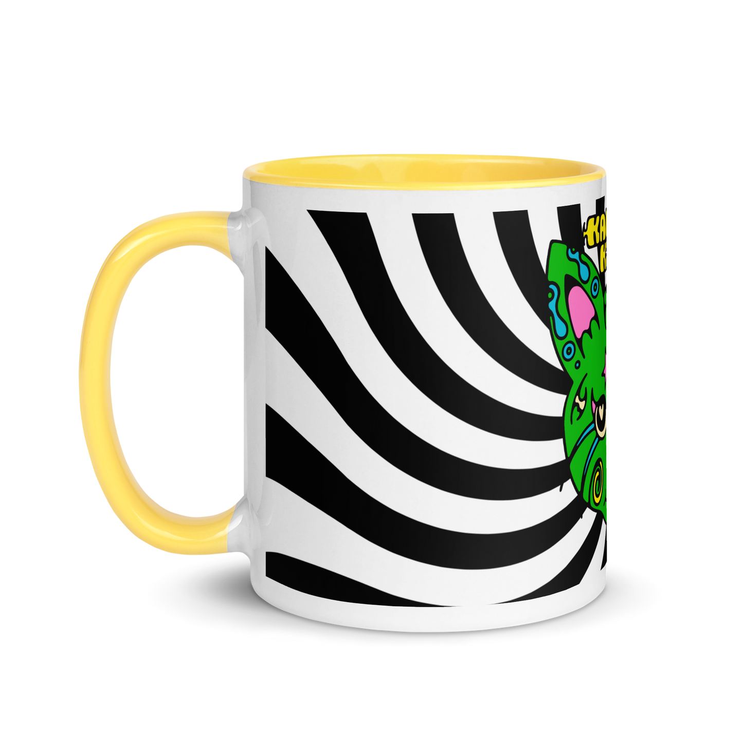 Kaleidokitty Psychedelic Mug