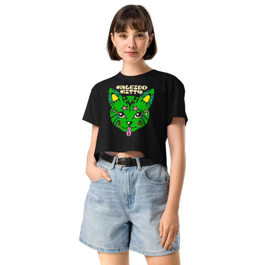 Kaleidokitty Graphic Crop Top